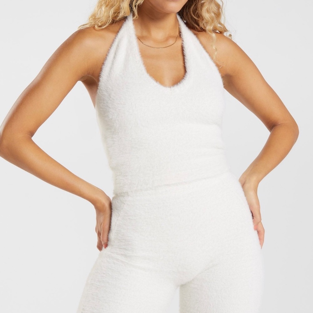 Whitney Simmons X Gymshark Final Collection — Eyelash Knit Halter